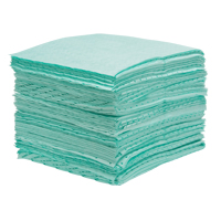Premium Bonded Sorbent Pads, Hazmat, 15" x 18", 25 gal. Absorbancy Groupe Generik