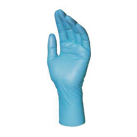 Gants jetables Solo Ultra 997, T-Grand, Nitrile, 4 mils, Sans poudre, Bleu Groupe Generik