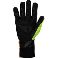 Endura&reg; Hi-Viz Chainsaw Gloves, Size Large/9, Goatskin Palm Groupe Generik
