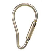 Carabiner, Steel, 5000 lbs Capacity Groupe Generik