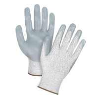 Gants haute performance r&eacute;sistants &agrave; la coupe, Taille Grand/9, Calibre 13, Rev&ecirc;tement Nitrile, Enveloppe en PEHP, ANSI/ISEA 105 niveau 4/EN 388 niveau 5 Groupe Generik