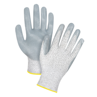 Gants haute performance r&eacute;sistants &agrave; la coupe, Taille 2T-Grand/11, Calibre 13, Rev&ecirc;tement Nitrile, Enveloppe en PEHP, ANSI/ISEA 105 niveau 4/EN 388 niveau 5 Groupe Generik