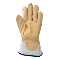 Lineman's Gloves, Small, Grain Cowhide Palm Groupe Generik