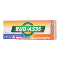 Soulagement chaleur Rub A535, Cr&egrave;me, Analg&eacute;sique Groupe Generik