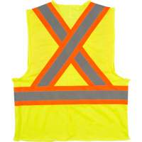 Veste de s&eacute;curit&eacute; pour la circulation, Jaune lime haute visibilit&eacute;, Moyen, Polyester Groupe Generik