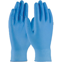 Gants jetables, Petit, Nitrile, 4 mils, Sans poudre, Bleu Groupe Generik