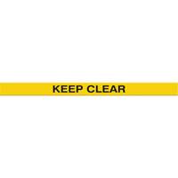 Tough-Mark Heavy-Duty Floor Marking, Rectangle, 48" L x 2" W, Yellow, Polyethylene Groupe Generik