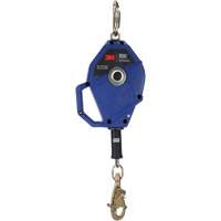 Cordage de s&eacute;curit&eacute; autor&eacute;tractable avec verrouillage intelligent, 30', Acier galvanis&eacute;, Pivotant Groupe Generik