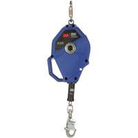Cordage de s&eacute;curit&eacute; autor&eacute;tractable avec verrouillage intelligent, 50', Acier inoxydable, Pivotant Groupe Generik