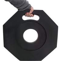 Rubber Base for Premium Delineator Posts, 12 lbs. Groupe Generik