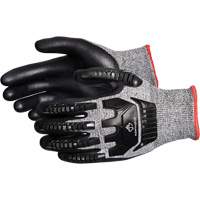 TenActiv Anti-Impact Cut-Resistant Composite Knit Gloves, 6, Synthetic Palm, Knit Wrist Cuff Groupe Generik