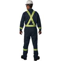 Westex UltraSoft&reg; Unlined Coveralls, Size Large (Tall), Navy Blue, 12.4 cal/cm2 Groupe Generik