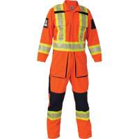 Ripstop Coveralls, Small, High Visibility Orange Groupe Generik