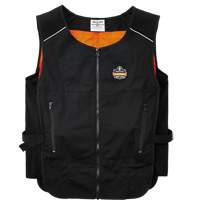 Veste de refroidissement &agrave; changement de phase l&eacute;g&egrave;re avec sachets 6260 Chill-Its, Petit/Moyen, Noir Groupe Generik