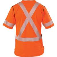T-shirt &agrave; manches courtes haute visibilit&eacute; Polartec Power Grid, Polyester, Petit, Orange Groupe Generik