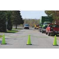 Traffic Cone & Chain Kit, 28", Orange, 4" & 6" Reflective Collar(s) Groupe Generik