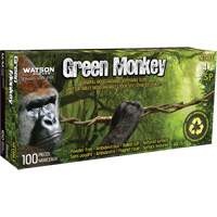 Gants 5559PF Green Monkey, Petit, Nitrile, 4 mils, Sans poudre, Vert Groupe Generik
