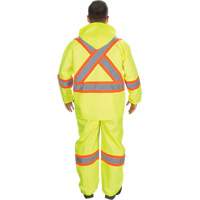 V&ecirc;tements imperm&eacute;ables RZ1000, Polyester, Petit, Jaune lime haute visibilit&eacute; Groupe Generik