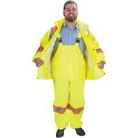 V&ecirc;tements imperm&eacute;ables RZ1000, Polyester, Petit, Jaune lime haute visibilit&eacute; Groupe Generik