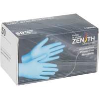 Gants jetables en paquets pour distributeur, Moyen, Nitrile, 4,5 mils, Sans poudre, Bleu Groupe Generik