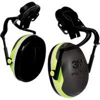 Peltor X Series X4 Earmuffs, Cap Mount, 26 NRR dB Groupe Generik
