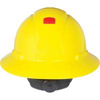 Full Brim Hardhat with Uvicator Sensor, Ratchet Suspension Groupe Generik