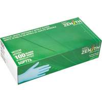 Gants jetables de calibre m&eacute;dical r&eacute;sistants &agrave; la perforation, Moyen, Nitrile, 4,5 mils, Sans poudre, Bleu, Classe 2 Groupe Generik