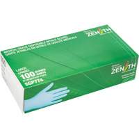 Gants jetables de calibre m&eacute;dical r&eacute;sistants &agrave; la perforation, Grand, Nitrile, 4,5 mils, Sans poudre, Bleu, Classe 2 Groupe Generik
