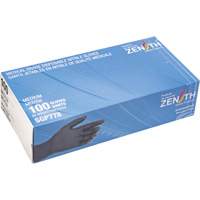 Puncture-Resistant Medical-Grade Disposable Gloves, Medium, Nitrile, 5-mil, Powder-Free, Black, Class 2 Groupe Generik