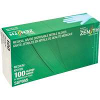 Puncture-Resistant Medical-Grade Disposable Gloves, Medium, Nitrile, 3.5-mil, Powder-Free, Blue, Class 2 Groupe Generik