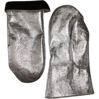 Mitaine de soudage r&eacute;sistant &agrave; la chaleur, Carbone aluminis&eacute;/Cuir, Taille unique, Prot&egrave;ge jusqu'&agrave; 800° F (426.66° C) Groupe Generik