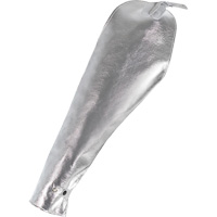 Manches r&eacute;sistant &agrave; la chaleur pour soudeur, 18", Kevlar aluminis&eacute;, Argent Groupe Generik