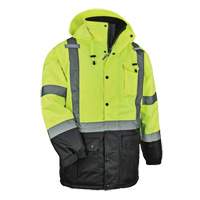 Parka thermique GloWear 8384 de Type R, Jaune lime haute visibilit&eacute;, Grand Groupe Generik