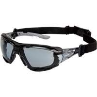 Z2900 Series Safety Glasses with Foam Gasket, Grey/Smoke Lens, Anti-Scratch, ANSI Z87+/Meets/Exceeds CSA Z94.3 Groupe Generik