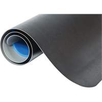 WD Elegance Anti-Microbial Mats, Smooth, 2' x 3' x 9/16", Black, Vinyl Groupe Generik