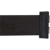 Cassette de ruban magn&eacute;tique pour barri&egrave;re de contr&ocirc;le des foules personnalis&eacute;e, 7', Ruban Noir Groupe Generik