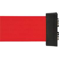 Cassette de ruban magn&eacute;tique pour barri&egrave;re de contr&ocirc;le des foules personnalis&eacute;e, 7', Ruban Rouge Groupe Generik