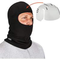 N-Ferno&reg; Zippered Balaclava Face Mask with Bump Cap Insert, Fleece/Polyester, Black Groupe Generik