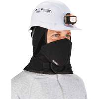 N-Ferno&reg; Winter Hard Hat Liner with Mouthpiece, Fleece Lining, One Size, Black Groupe Generik