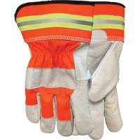 Gants d'ajusteur Flashback, Grand, Paume en Cuir fleur de buffle Groupe Generik