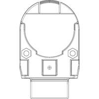 Adaptateur de casque de s&eacute;curit&eacute; pour serre-t&ecirc;tes VeriShield de Howard Leight Groupe Generik
