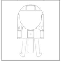 Adaptateur de casque de s&eacute;curit&eacute; pour serre-t&ecirc;tes VeriShield de Howard Leight Groupe Generik