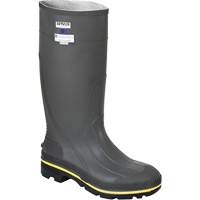 Bottes de s&eacute;curit&eacute; Pro, PVC, Embout Acier, Pointure 5 Groupe Generik