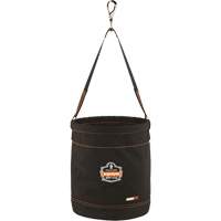 Arsenal&reg; 5970 Swiveling Hook Hoist Bucket, Nylon, 12.5" Dia. x 15" H, 100 lbs. Load Rating Groupe Generik