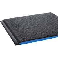 Wear-Bond Comfort-King Ergonomic Mats, Pebbled, 2' x 3' x 9/16", Black, Vinyl Foam Groupe Generik