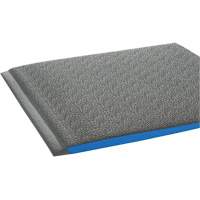 Wear-Bond Comfort-King Ergonomic Mats, Pebbled, 3' x 5' x 9/16", Grey, Vinyl Foam Groupe Generik