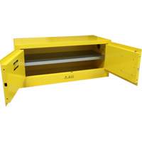 Armoire pour produits inflammables, 12 gal., 2 Porte(s), 43" La x 18" h x 18" p Groupe Generik
