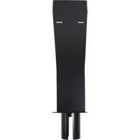 Porte-distributeur pour poteaux de barri&egrave;re pour le contr&ocirc;le des foules, Noir Groupe Generik