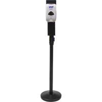 Porte-distributeur pour poteaux de barri&egrave;re pour le contr&ocirc;le des foules, Noir Groupe Generik