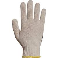 Gant en tricot avec pois de PVC Sure Grip, Poly/coton, Un c&ocirc;t&eacute;, Calibre 7, T-petit Groupe Generik